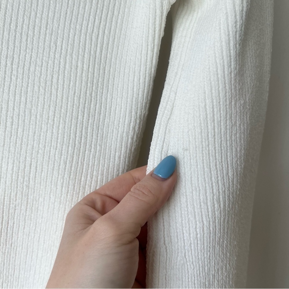 Petal & Pup Aquerelle White Stretch Knit Sweater 12 - Picture 13 of 16